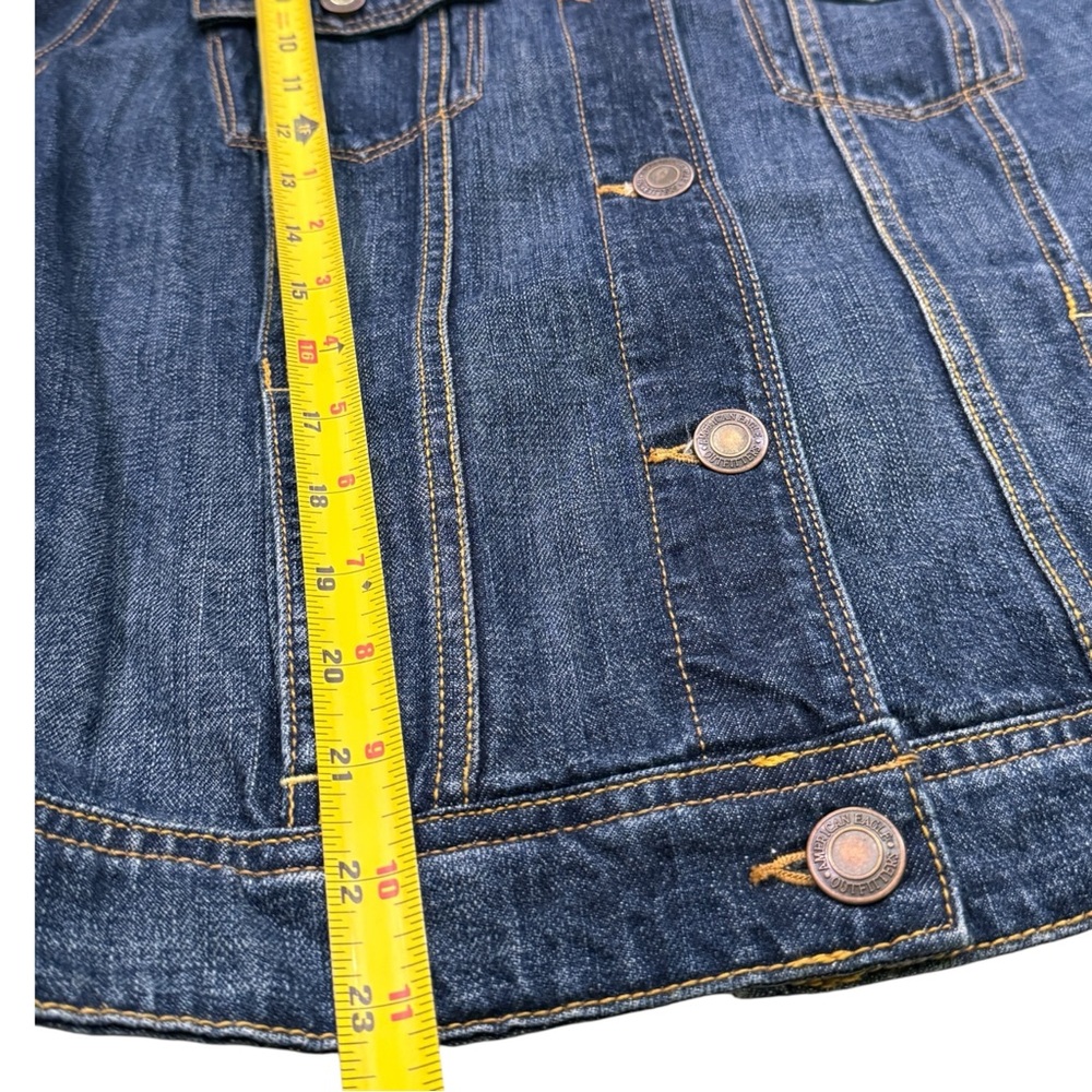 American Eagle Outfitters Denim Trucker Jacket - Picture 7 of 8